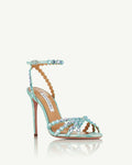 AQUA TEQUILA HEELS BLUE GREEN