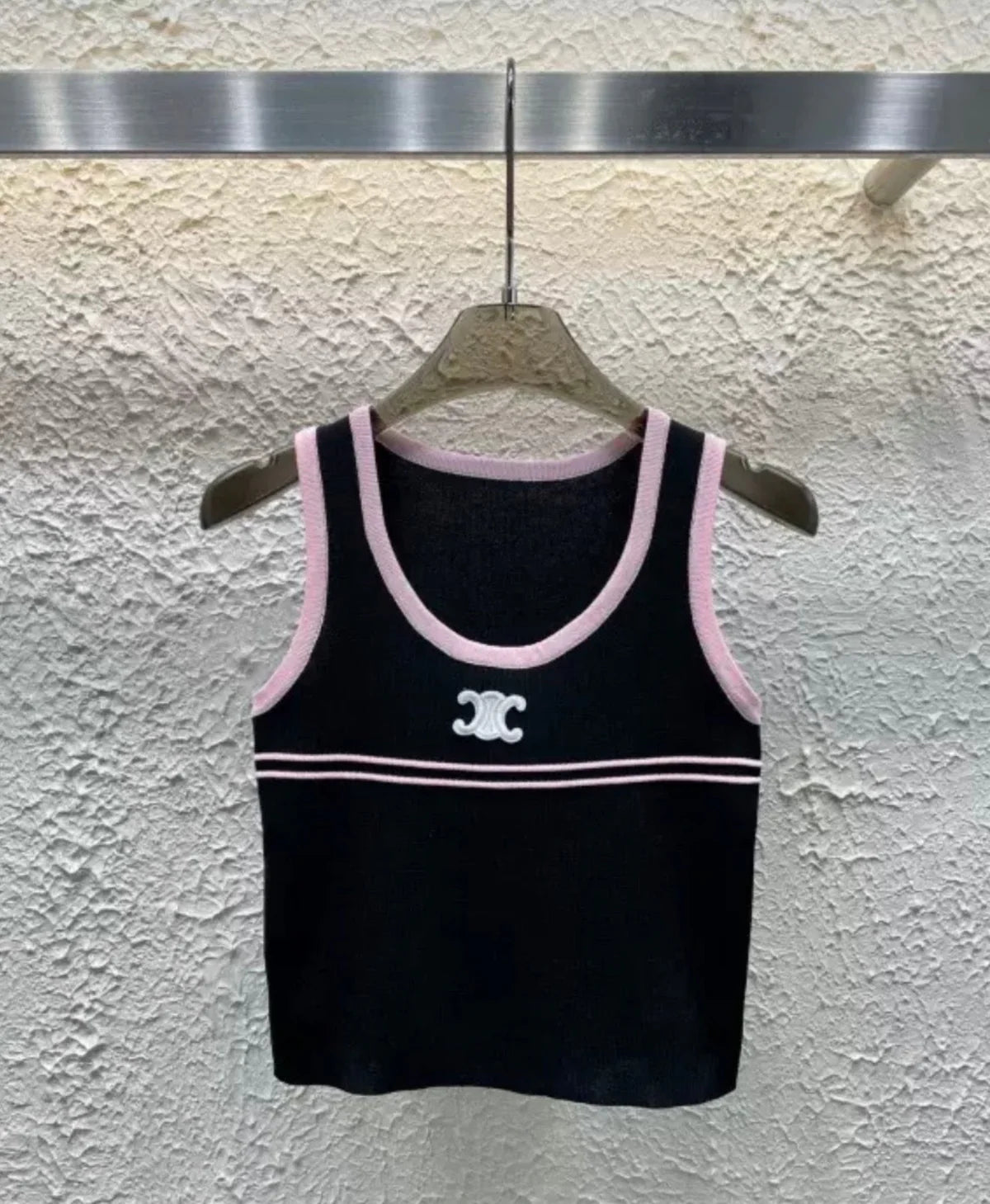 BLACK CELINA TOP