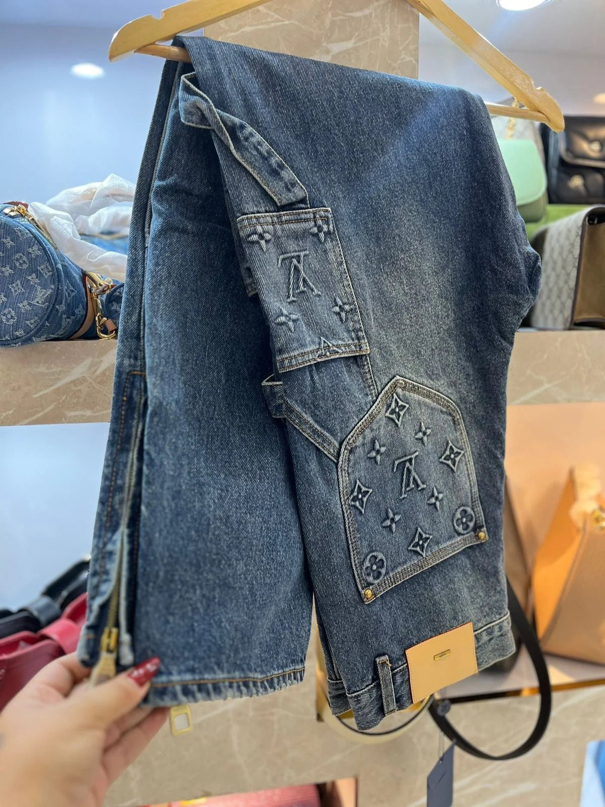 CARPENTER DENIM JEANS DARK WASH