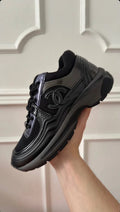 CHANEL CC RUNNERS BLACK