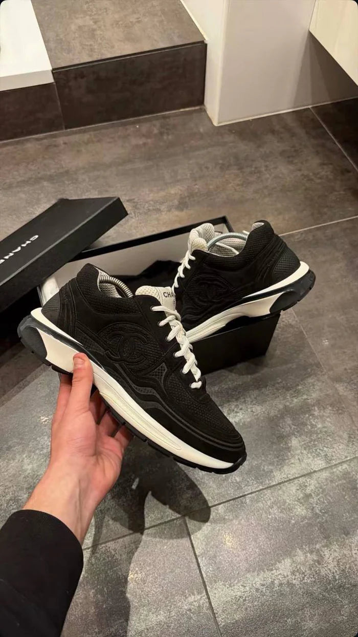 CHANEL CC RUNNERS FULL BLACK
