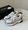 CHANEL CC RUNNERS SILVER