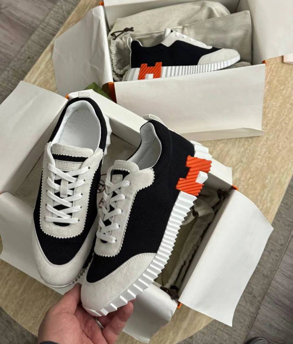 Bouncing Blanc/Noir/Orange