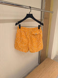 3D Cube Print Swim Shorts