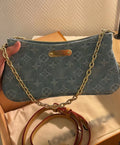 MINI DENIM BAG WITH CHAIN